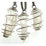 Lemurian Quartz Code Keeper of Freedom Spiral Pendant